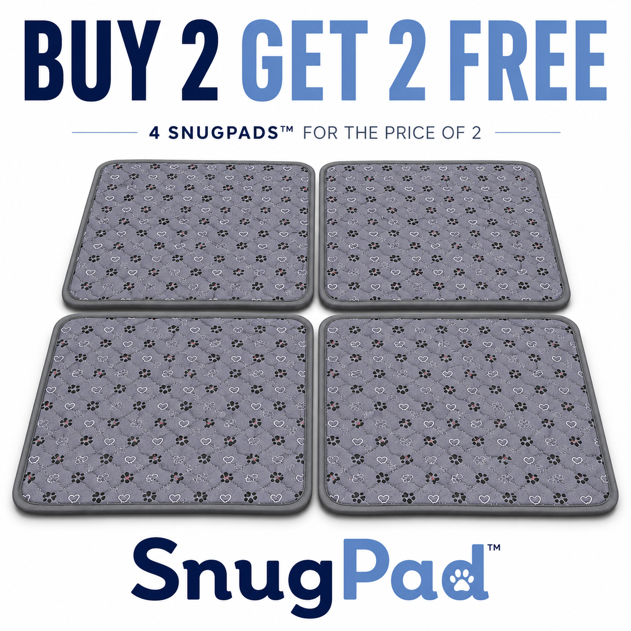 SnugPad™ — Washable Pee Pad for Senior Dogs